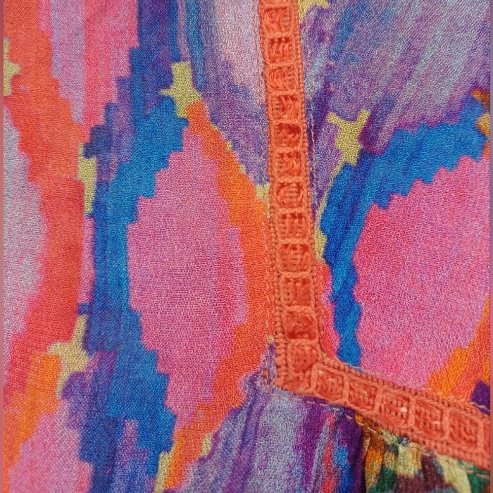 Anthropologie Multicolor Patterned Blouse - Picture 11 of 11